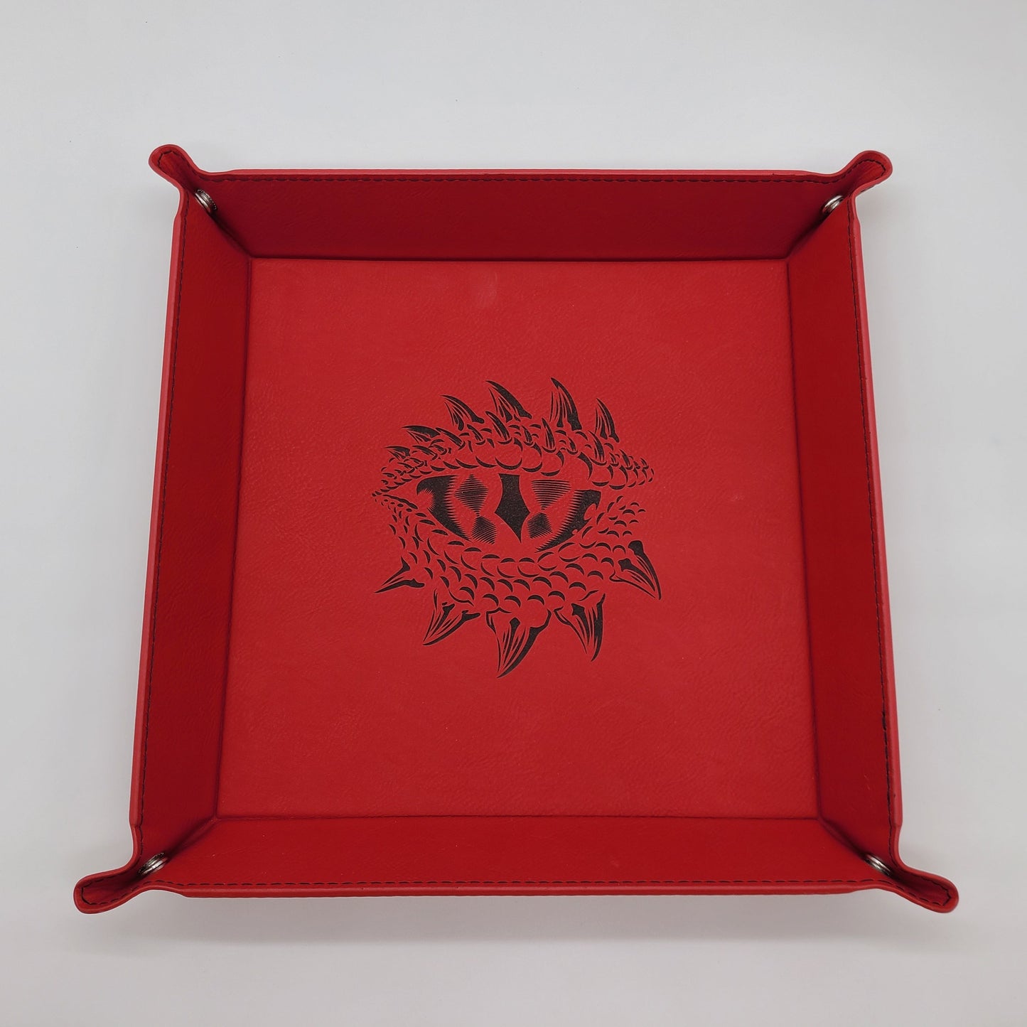 Dragonskin Rolling Tray - Dragon's Eye - Red