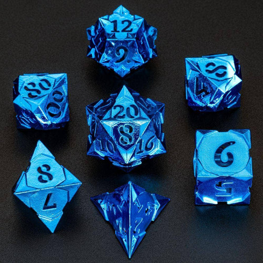 Morning Star Hollow Dice - Shiny Blue