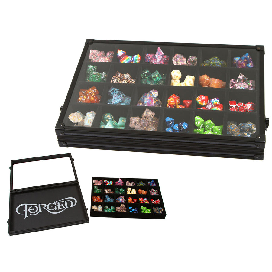 Forged Deluxe Dice Box, Dice Tray, & Display Case