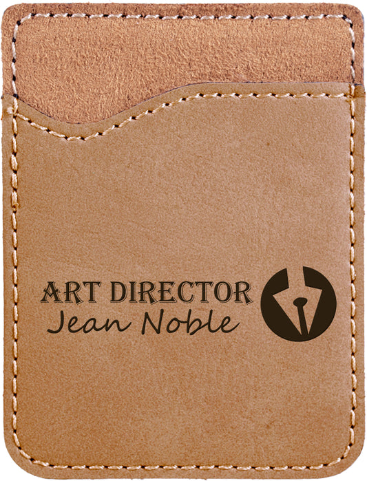 Leatherette Phone Wallet