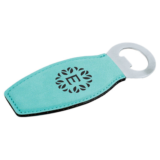 Leatherette Bottle Opener with Magnet