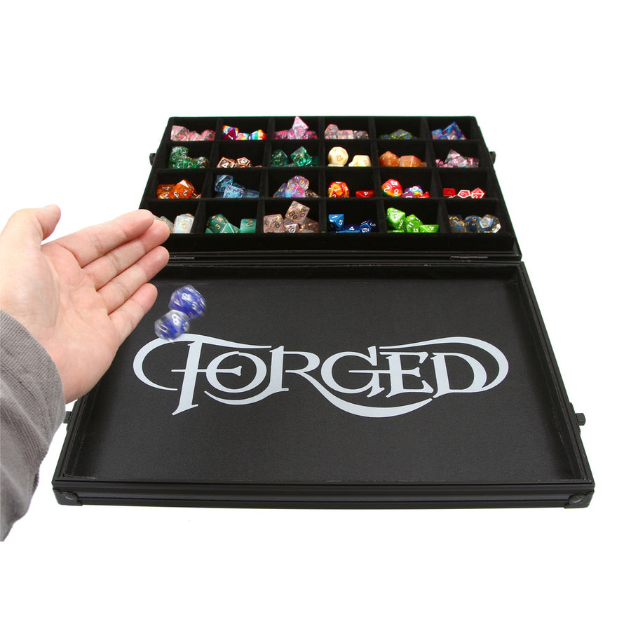 Forged Deluxe Dice Box, Dice Tray, & Display Case