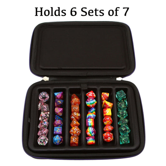 Forged Zip-Close Dice Box & Storage Case with Removable Dice Tray