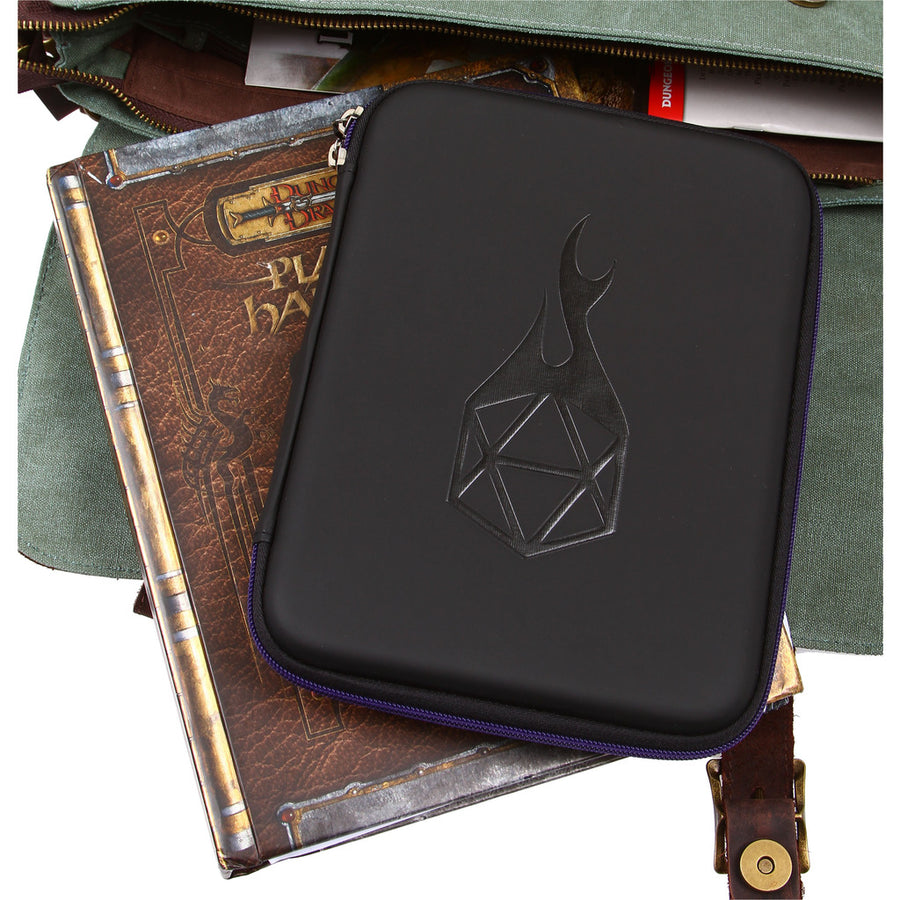 Forged Zip-Close Dice Box & Storage Case with Removable Dice Tray
