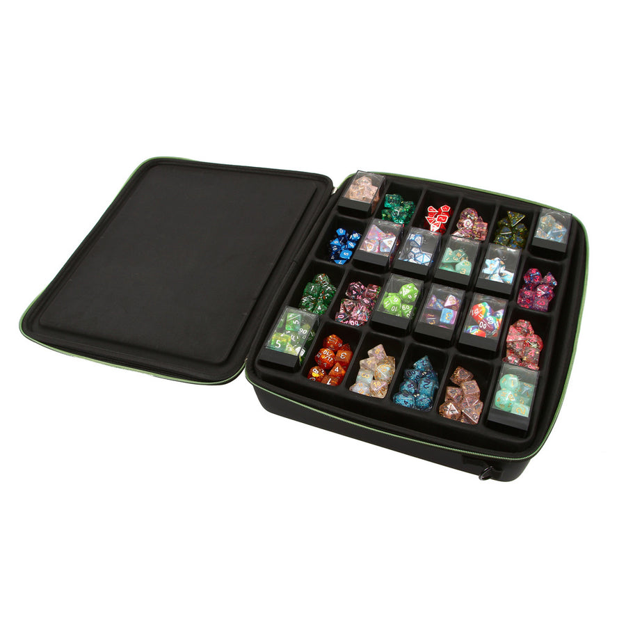 Forged Double Tray Dice Box, 40 Chessex Cubes