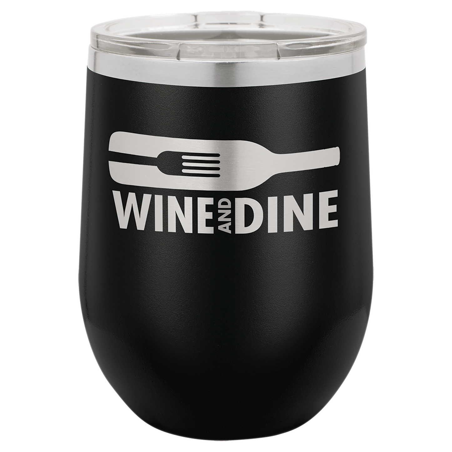 Polar Camel 12 oz. Stemless Wine Tumbler w/Clear Lid