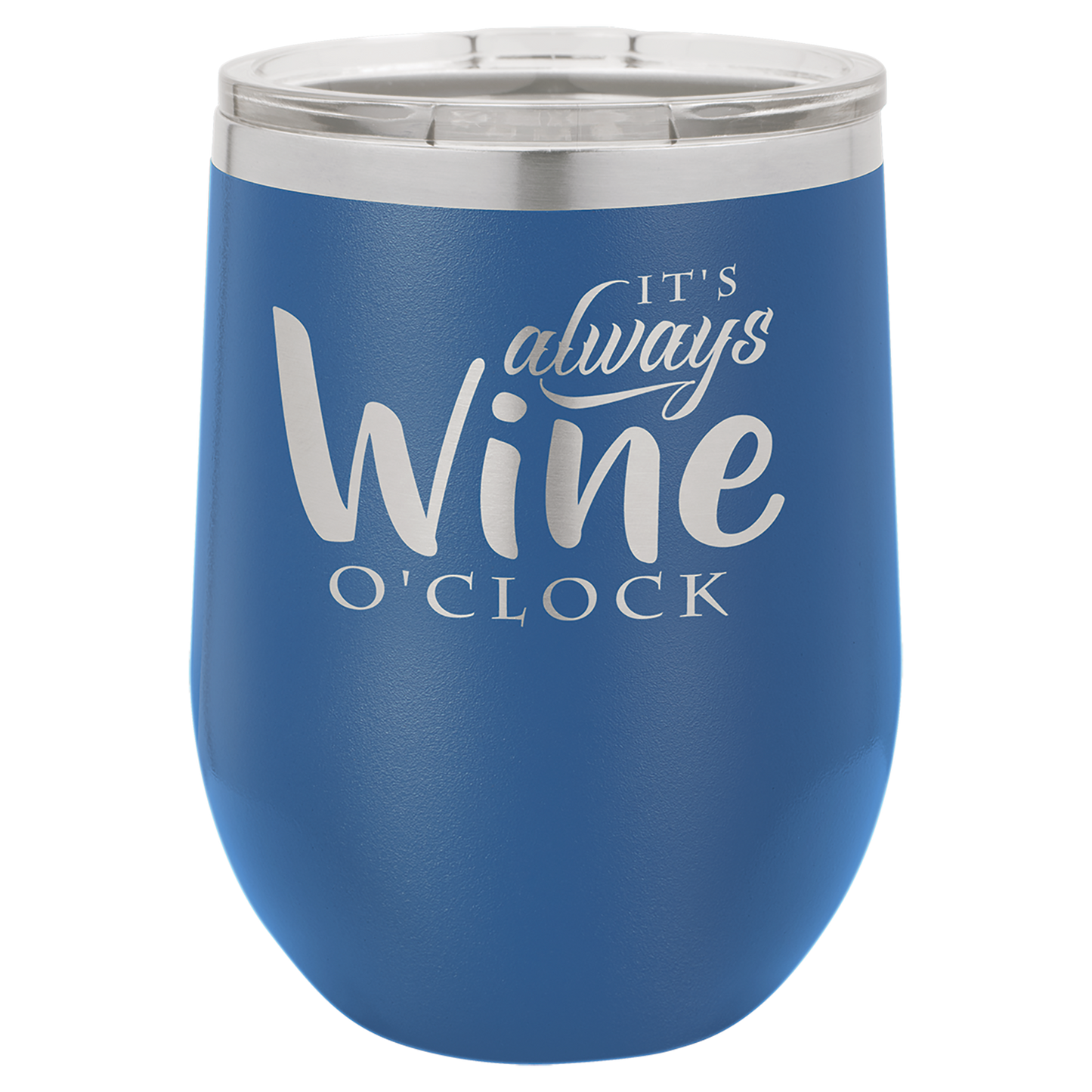 Polar Camel 12 oz. Stemless Wine Tumbler w/Clear Lid