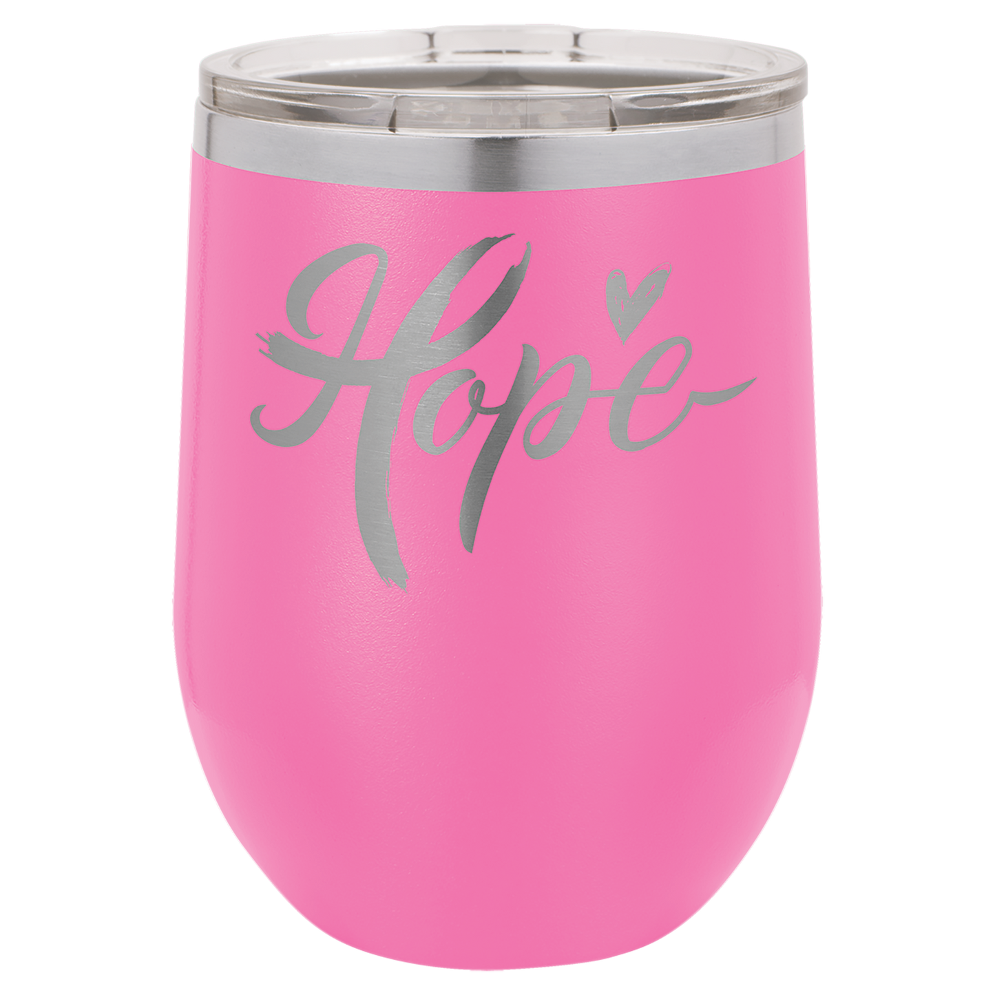 Polar Camel 12 oz. Stemless Wine Tumbler w/Clear Lid