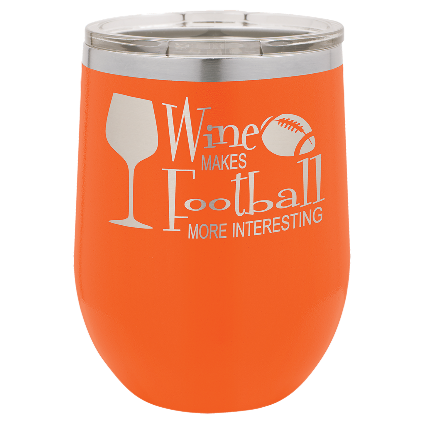 Polar Camel 12 oz. Stemless Wine Tumbler w/Clear Lid