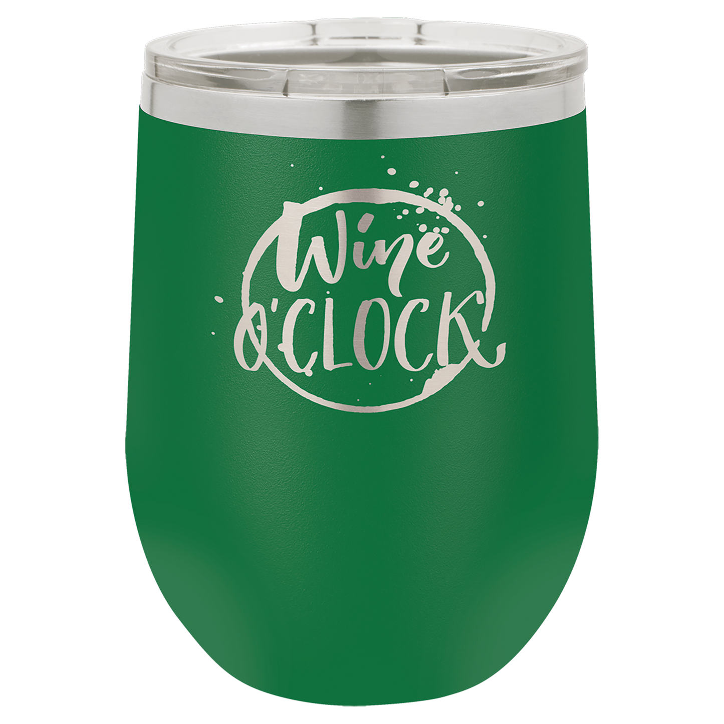 Polar Camel 12 oz. Stemless Wine Tumbler w/Clear Lid