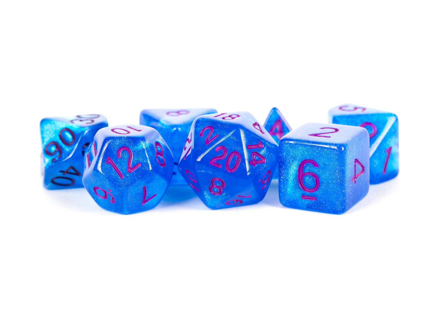 Stardust Acrylic Dice Set