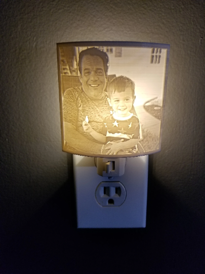 Personalized Photo Lithophane Nightlight