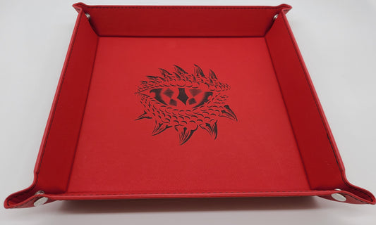 Dragonskin Rolling Tray - Dragon's Eye - Red
