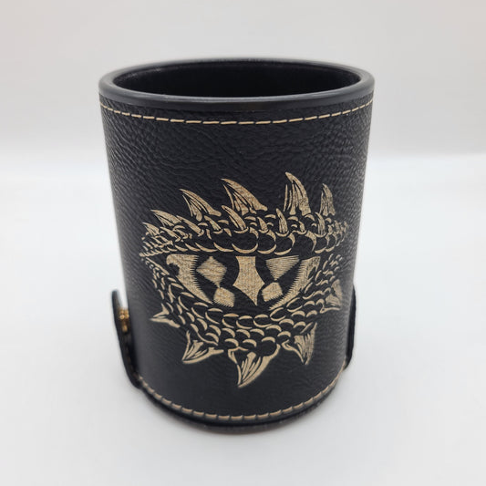Dragonskin Rolling Cup - Dice Dragon's Eye - Black