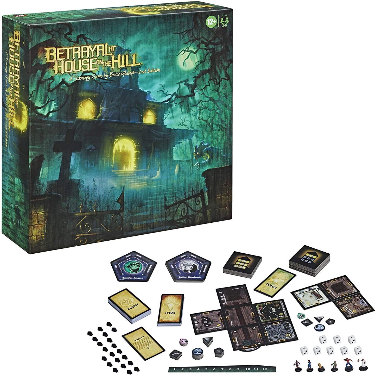 Hasbro Gaming Avalon Hill Betrayal at The House on The Hill Second Edition