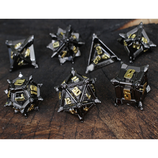 Heavens Might - Solid Metal Dice