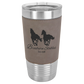 Polar Camel 20 oz. Leatherette Tumbler w/Lid