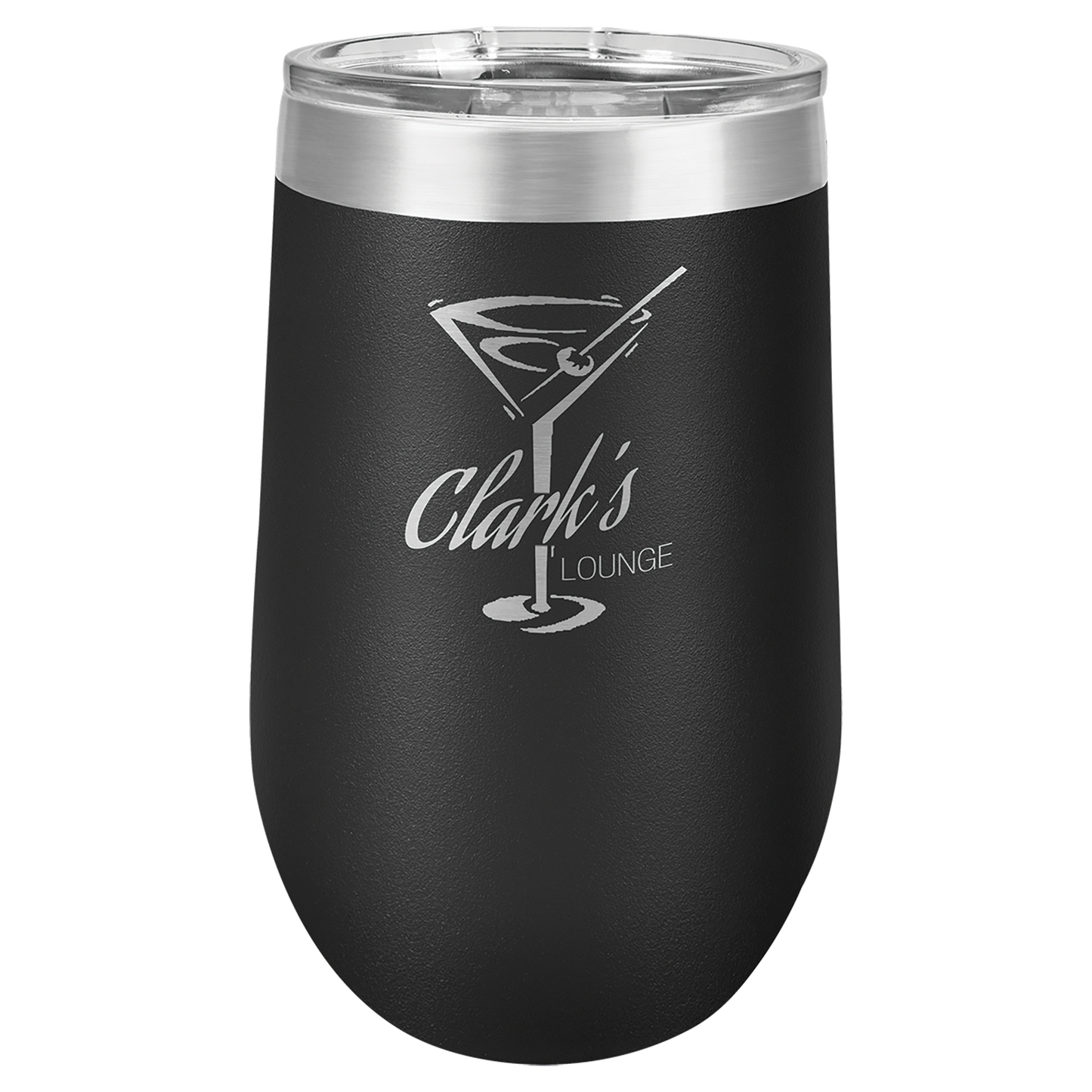 Polar Camel 16 oz. Stemless Tumbler w/Clear Lid