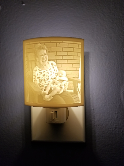 Personalized Photo Lithophane Nightlight