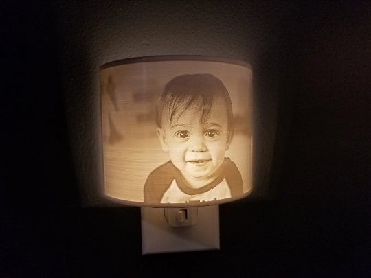 Personalized Photo Lithophane Nightlight
